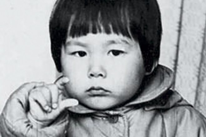 Анита Цой в детстве