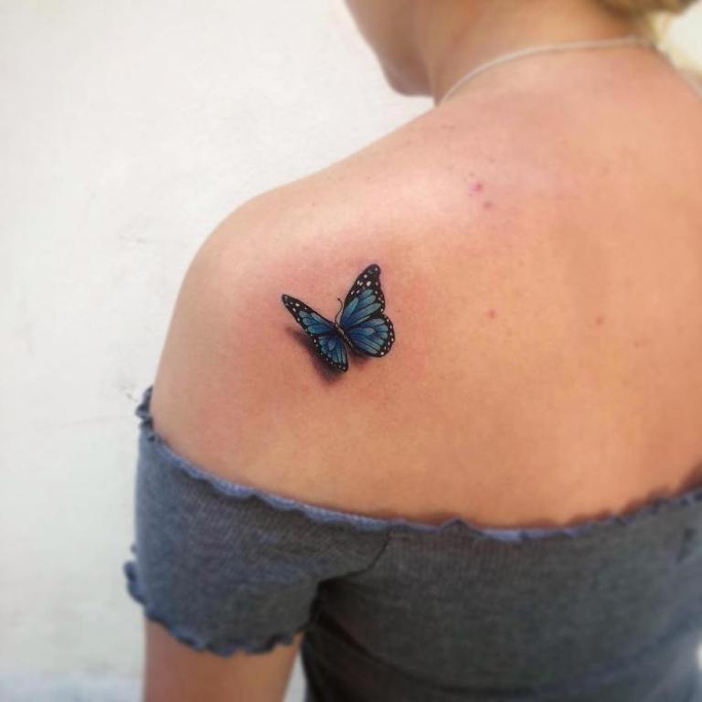 бабочки татуировки