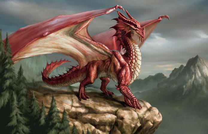 большой красный дракон