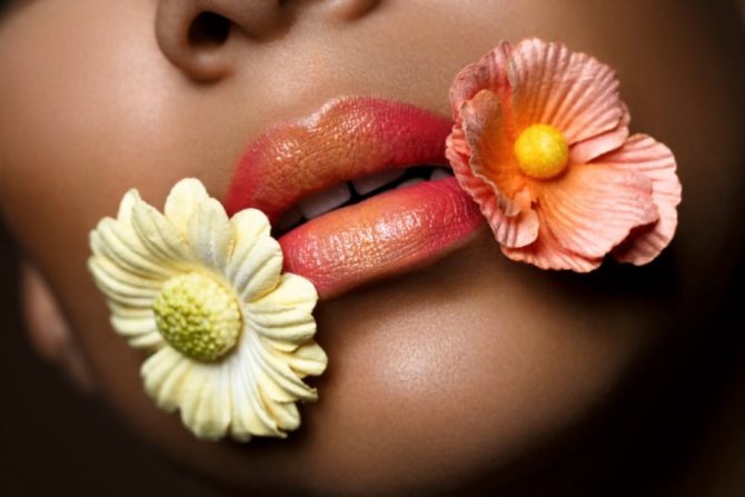 цветы губы