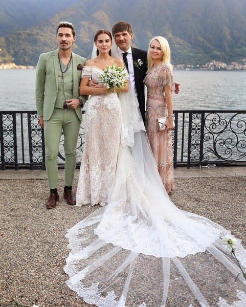 Дарья Клюкина отпраздновала свадьбу на озере Комо