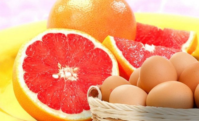 диета яйца с грейпфрутом