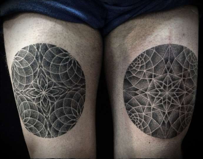 геометрические татуировки
