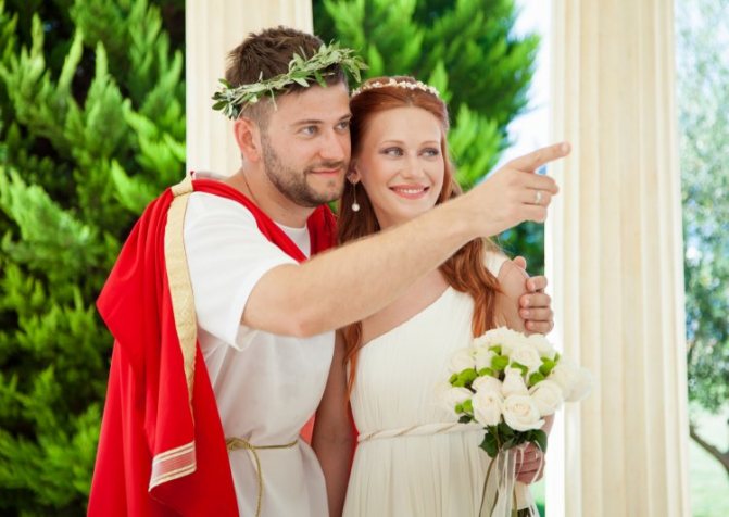Греческие свадебные прически