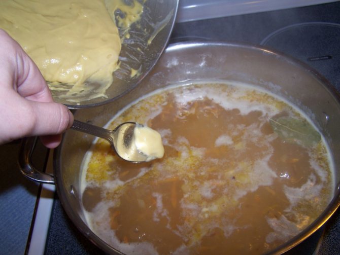 Как готовить клецки для супа