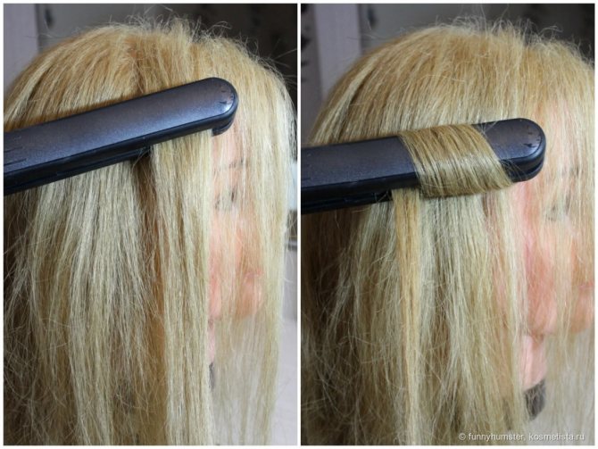 Как завить волосы при помощи утюжка