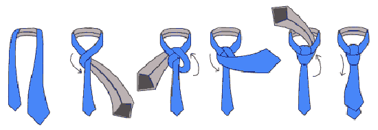 Как завязывать узкий галстук узлом «Полувиндзор»?