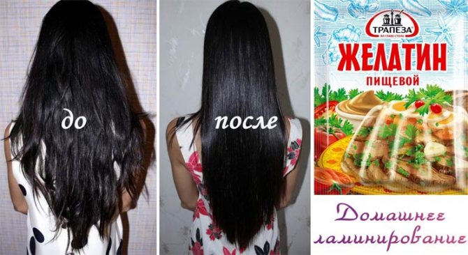 ламинирование волос желатином отзывы фото до и после