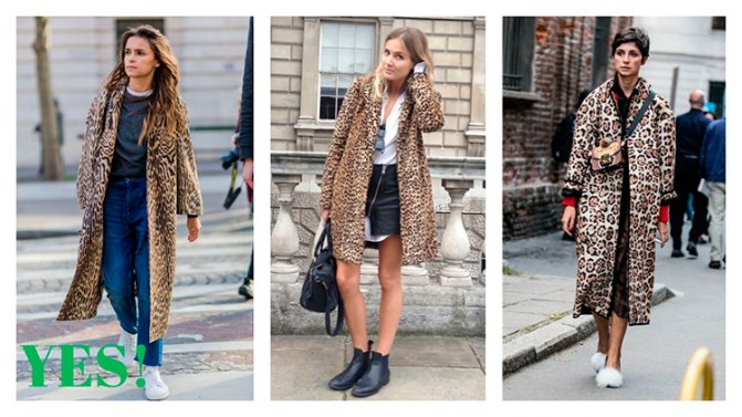Леопардовое пальто: с чем носить