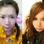 Макияж японок до и после