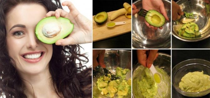 Маски для волос из авокадо