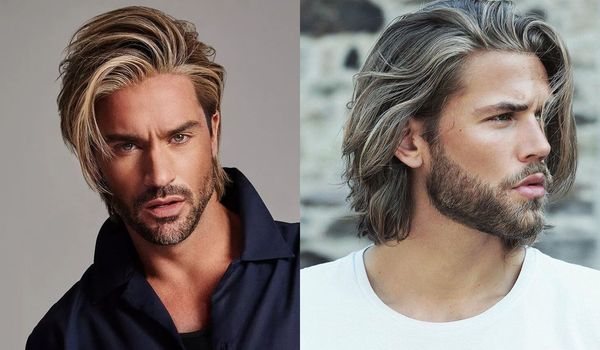 мелирование для мужчин на средние волосы