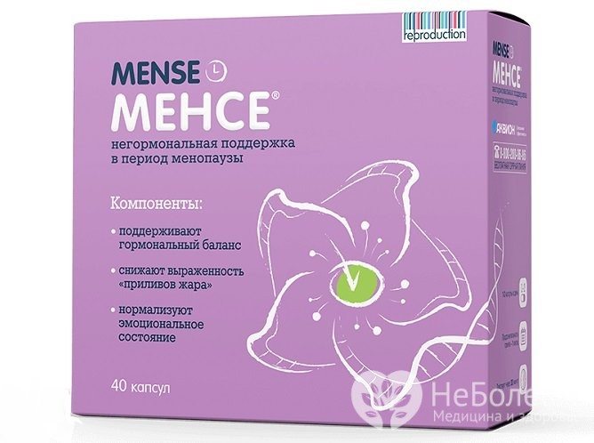Менсе - один из препаратов, которые могут помочь справиться с приливами