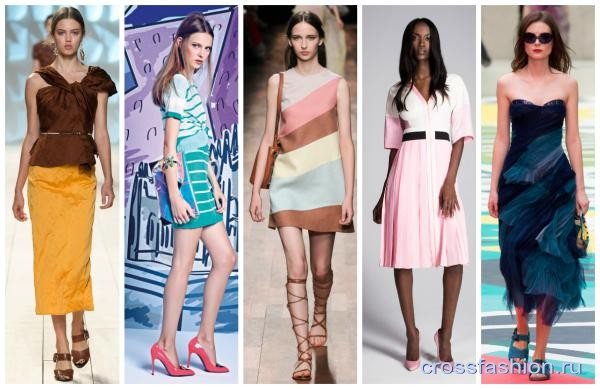 модные цвета весна-лето 2020 panton подиум