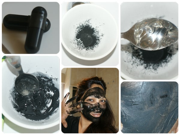 Пошаговая маска с углем