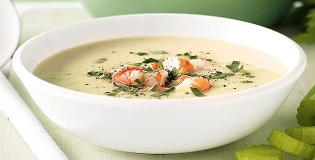 Пошаговый рецепт сырного супа с креветками