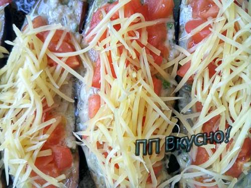 Пп рецепты из баклажанов. Баклажаны-лодочки, запеченные в духовке с помидорами и сыром