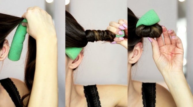 Простой способ, как пользоваться бигуди папильотками на длинные волосы.