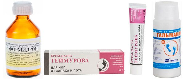 рекомендуемые препараты: Формидрон, паста Теймурова, Гальманин