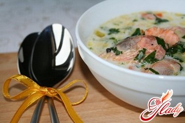 суп пюре из морепродуктов