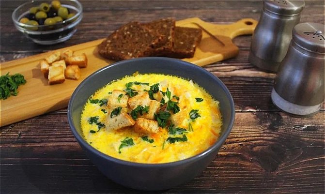 сырный суп: рецепты с плавленным сыром