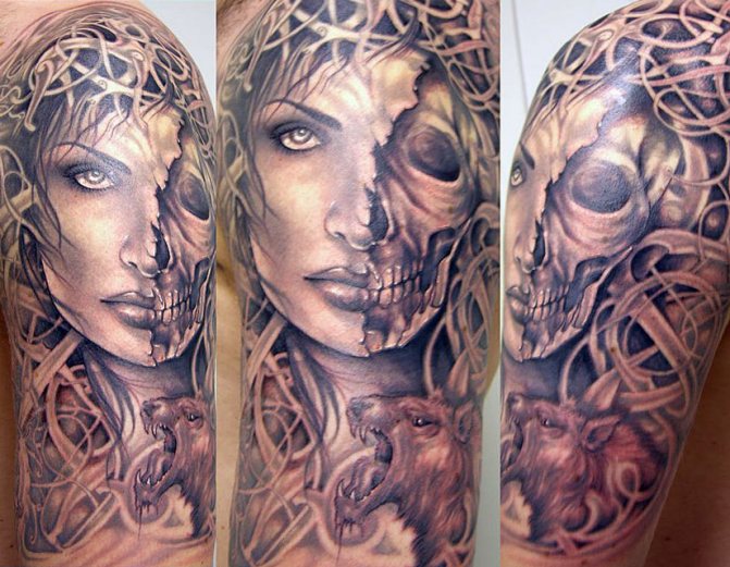 Татуировка богини Хель