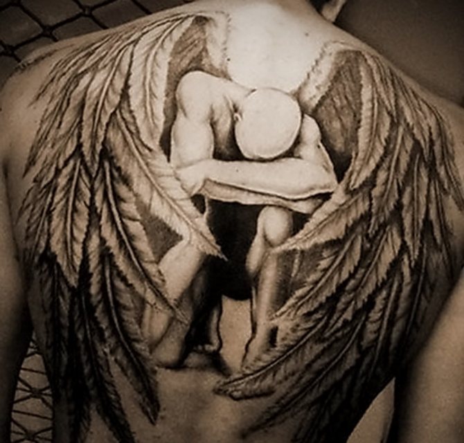 Татуировка - падший ангел