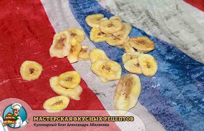 высушенные бананы