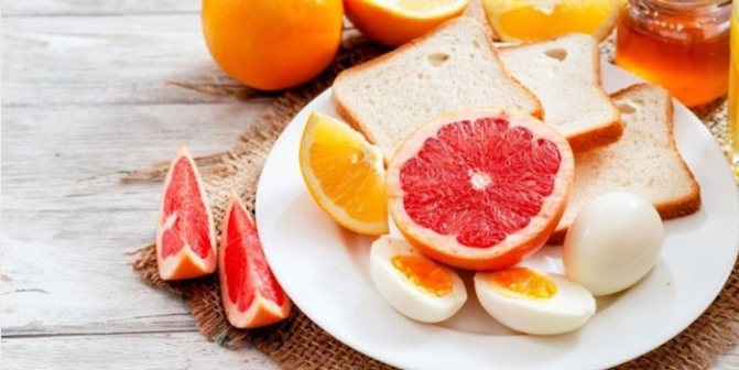 Яично-грейпфрутовая диета